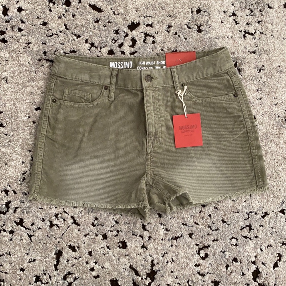 Mossimo High Waist Cord Shorts